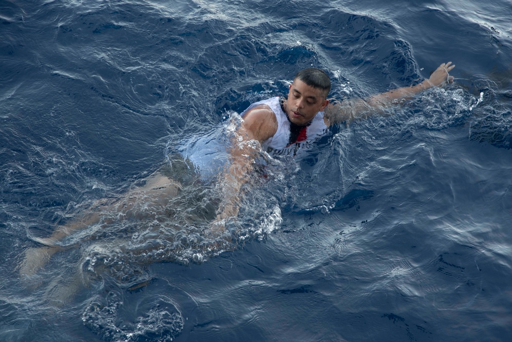 USS Tripoli Swim Call