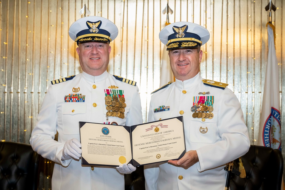 US Coast Guard Reserve Change of Command