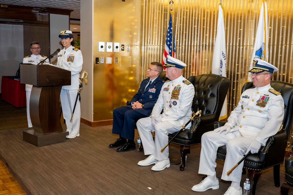 US Coast Guard Reserve Change of Command