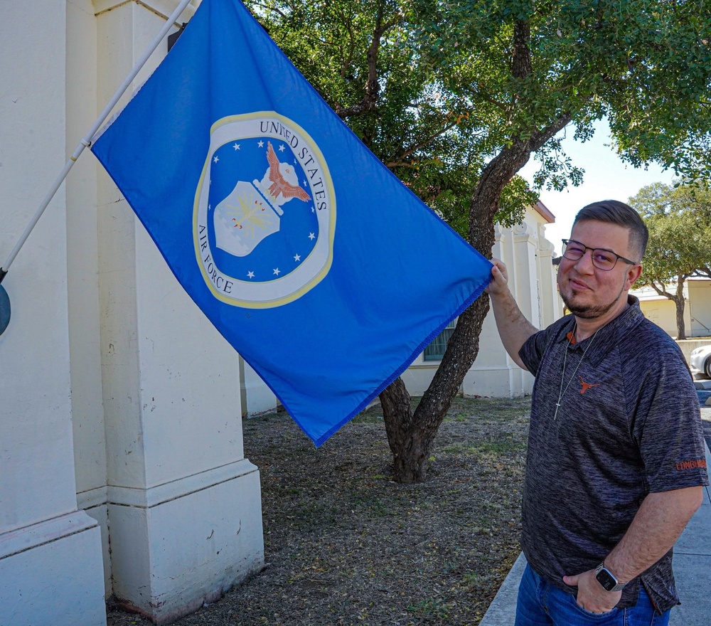 688th Cyberspace Wing disabled Civilian, cancer survivor, embodies intestinal fortitude