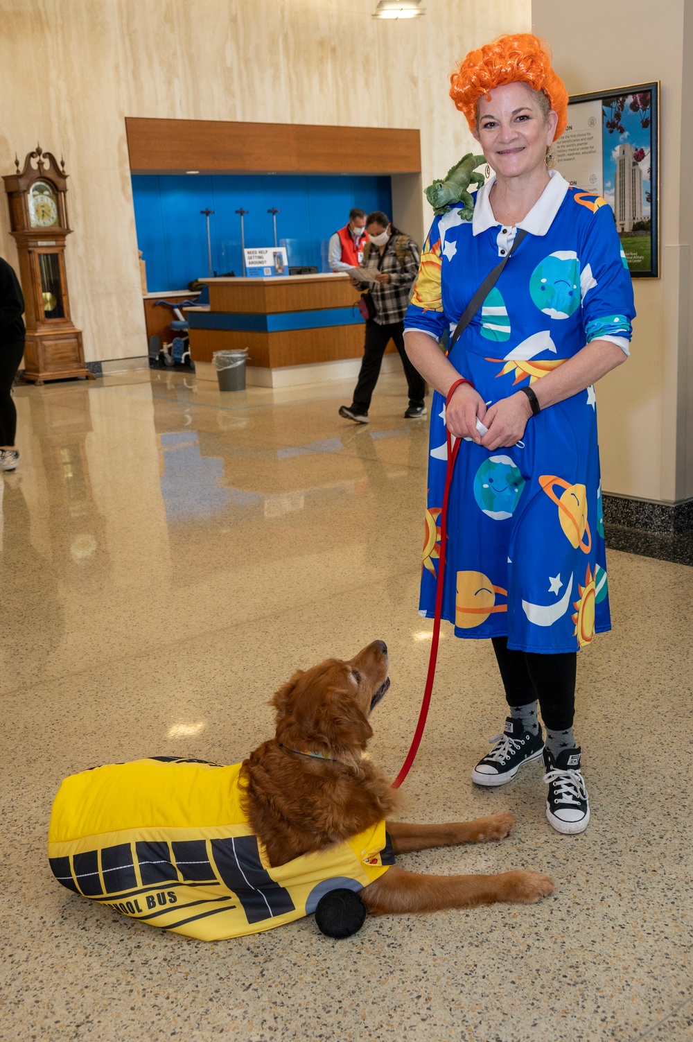 WRNMMC Facility Dogs Celebrate Halloween