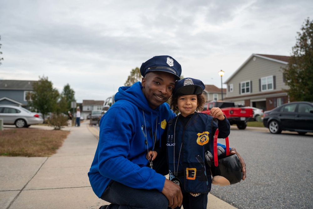 Dover Air Force Base families trick or treat