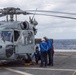 HSC-21 Helicopter Lands on USS New Orleans during Operations with USS Ronald Reagan in the Philippine Sea