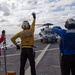 HSC-21 Helicopter Lands on USS New Orleans during Operations with USS Ronald Reagan in the Philippine Sea