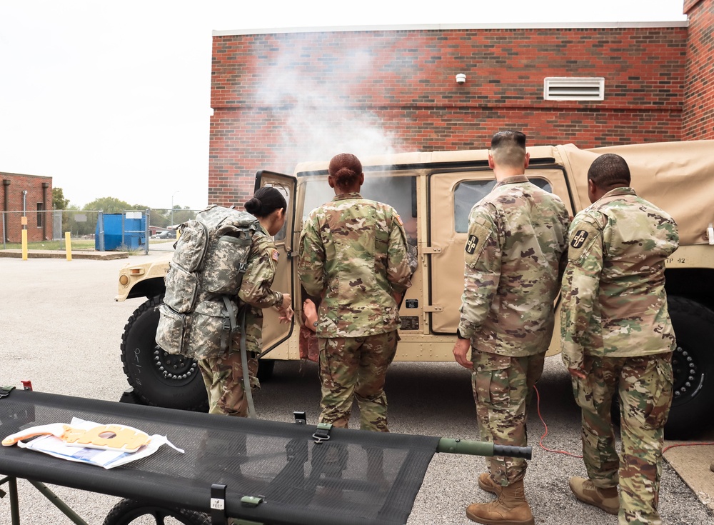 394th Field Hospital Soldiers Sharpen Their Skills