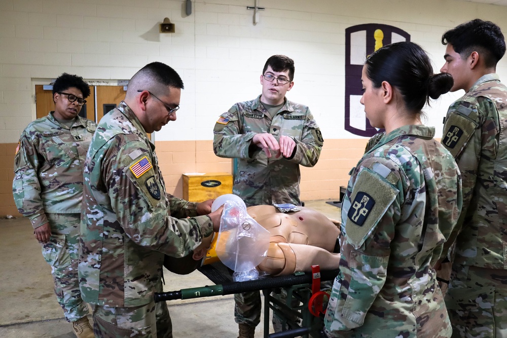 394th Field Hospital Soldiers Sharpen Their Skills