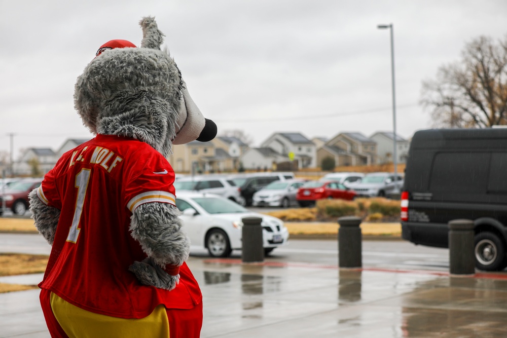 1ID Welcomes Kansas City Chiefs to Fort Riley