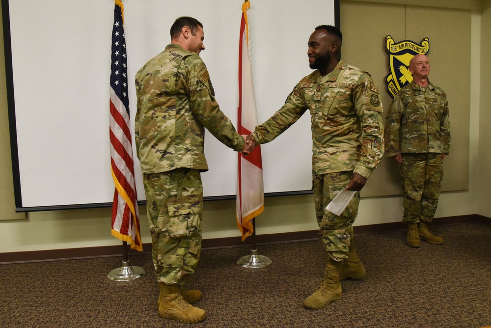 Tech. Sgt. Goke and Staff Sgt. Hamby Promotion Ceremony