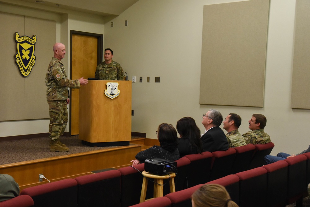 Tech. Sgt. Goke and Staff Sgt. Hamby Promotion Ceremony