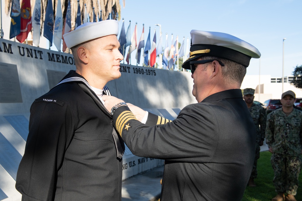 Sailor Receives Medal for Life-Saving Actions