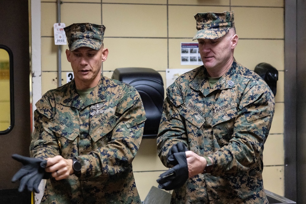 2nd Marine Logistics Group celebrates 247th Marine Corps birthday at French Creek mess hall