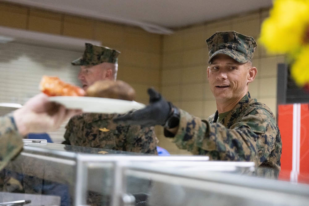 2nd Marine Logistics Group celebrates 247th Marine Corps birthday at French Creek mess hall