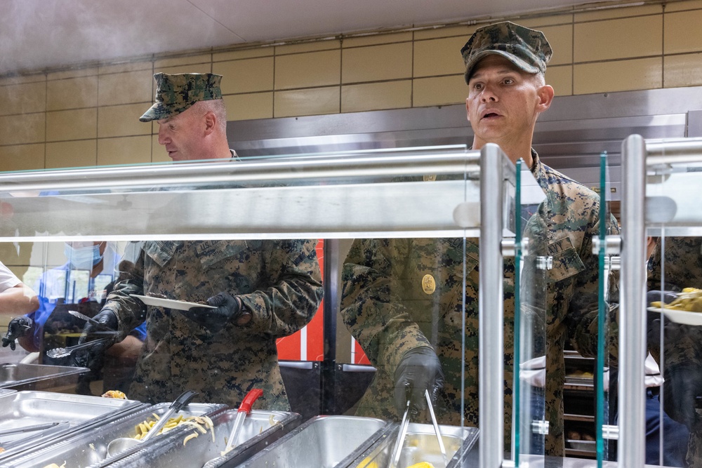 2nd Marine Logistics Group celebrates 247th Marine Corps birthday at French Creek mess hall