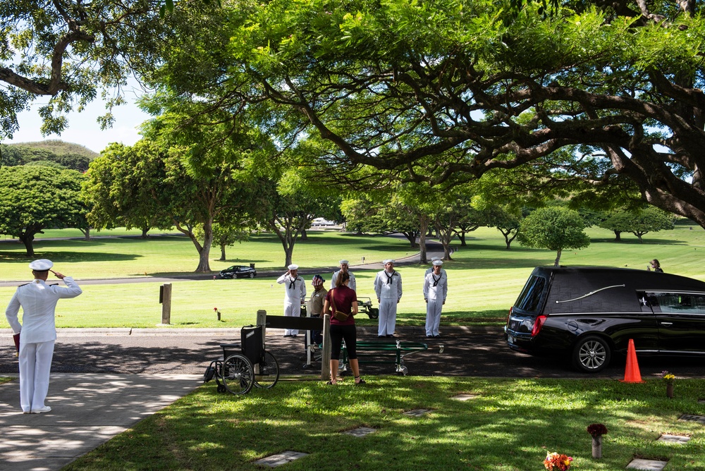 U.S. Navy Fireman 3rd Class Clarence A. Blaylock Interment Ceremony