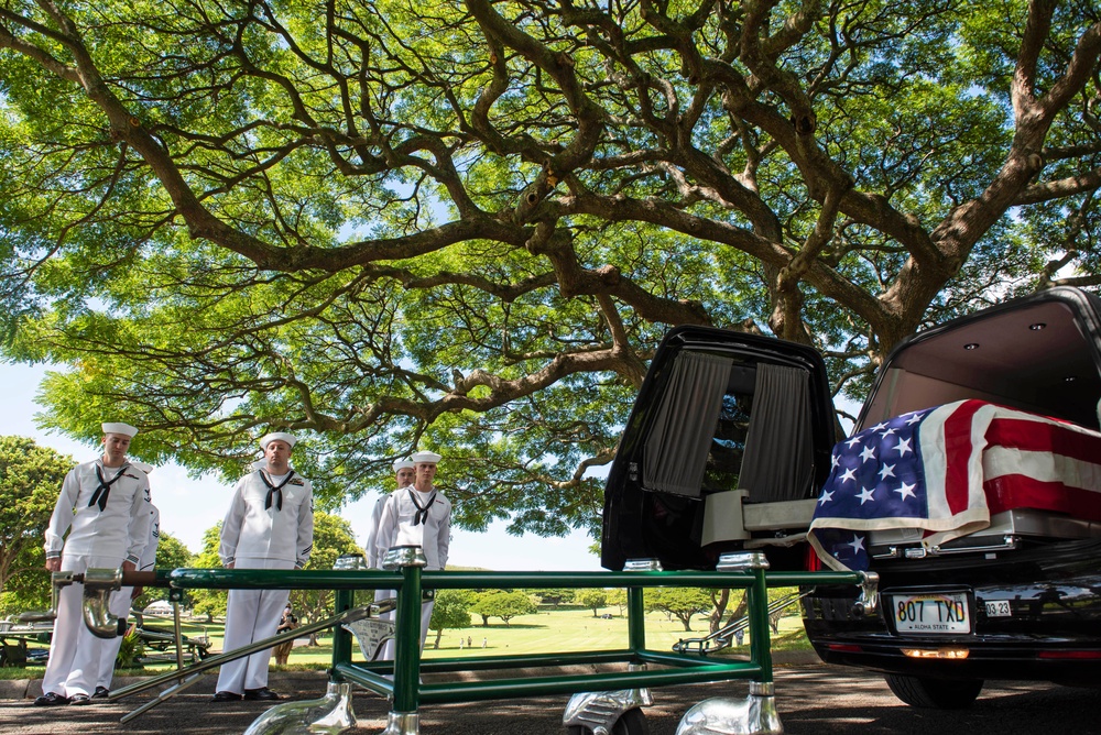 U.S. Navy Fireman 3rd Class Clarence A. Blaylock Interment Ceremony