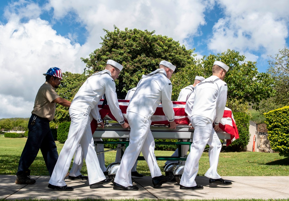 U.S. Navy Fireman 3rd Class Clarence A. Blaylock Interment Ceremony