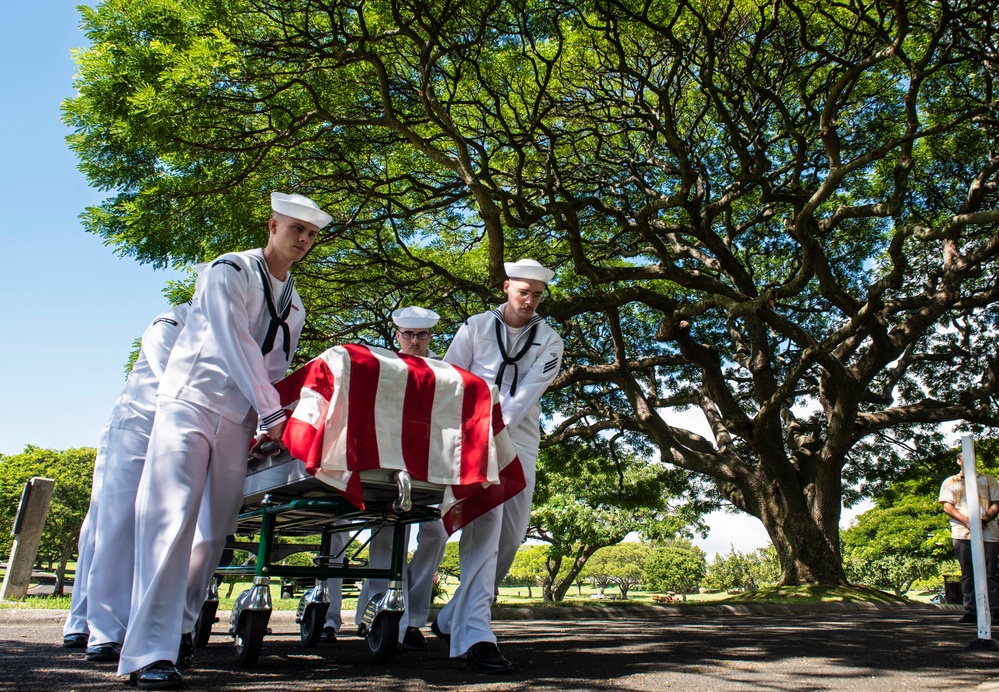 U.S. Navy Fireman 3rd Class Clarence A. Blaylock Interment Ceremony