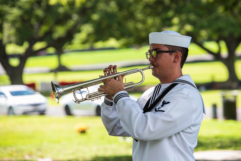 U.S. Navy Fireman 3rd Class Clarence A. Blaylock Interment Ceremony