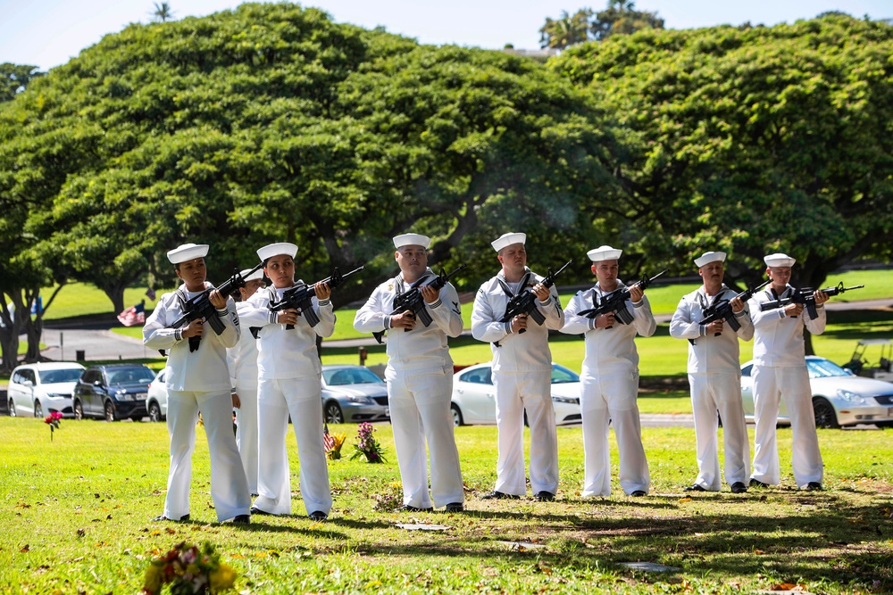 U.S. Navy Fireman 3rd Class Clarence A. Blaylock Interment Ceremony