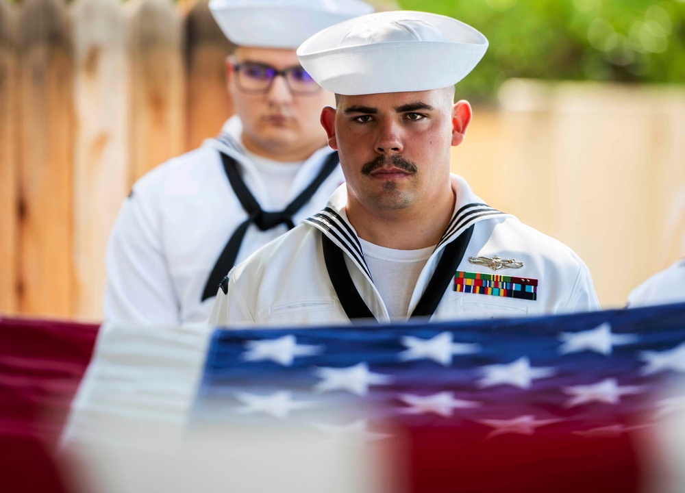 U.S. Navy Fireman 3rd Class Clarence A. Blaylock Interment Ceremony