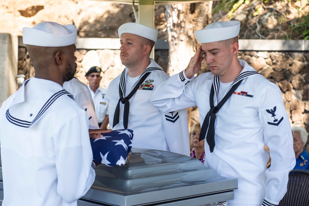 U.S. Navy Fireman 3rd Class Clarence A. Blaylock Interment Ceremony