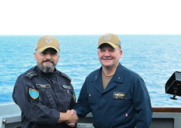 In show of interchangeability, U.S. Navy Rear Admiral re-assumed command from Bulgarian Chief of Staff