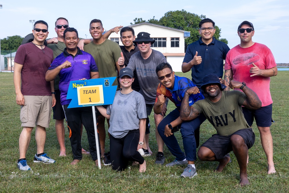 U.S. and Malaysian service members participate in Sports Day