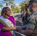 The King and Queen of Zulu visit Marines at Marine Corps Support Facility New Orleans