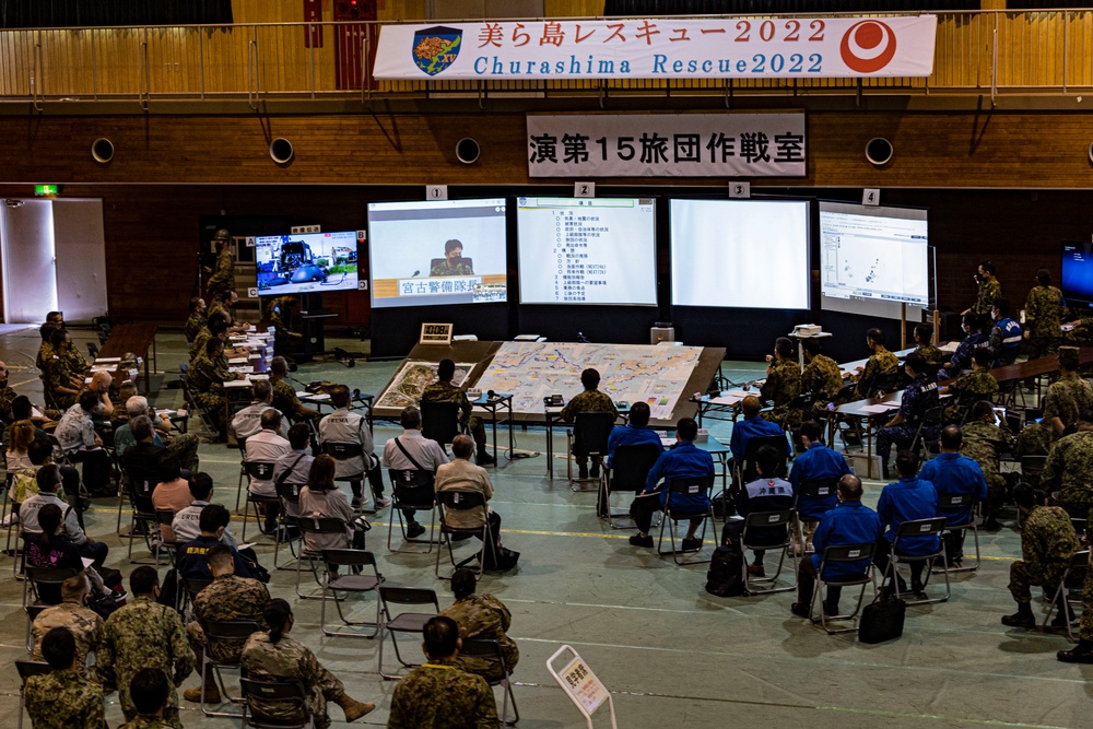 JSDF in Exercise Churashima Rescue 2022