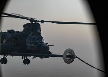 26th ERQS practices HAAR with U.S. Army MH-47G