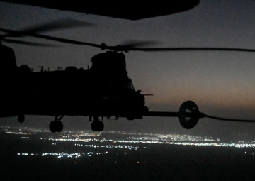 26th ERQS practices HAAR with U.S. Army MH-47G