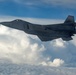 KC-135 refuels F-22s during Air Shielding