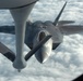 KC-135 refuels F-22s during Air Shielding