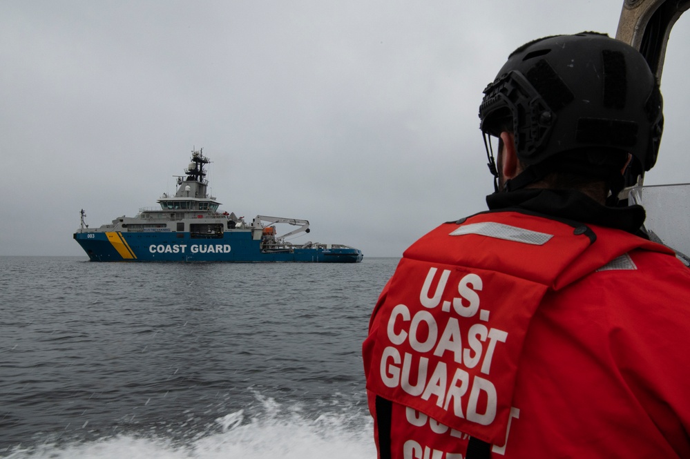 U.S. Coast Guard Cutter Hamilton conducts joint training with Swedish Coast Guard in the Baltic Sea