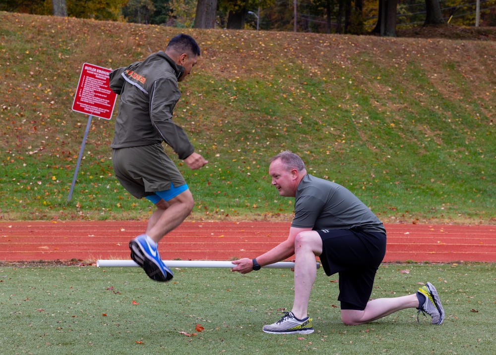 FBI and Wounded Warrior Regiment physical training and morale building