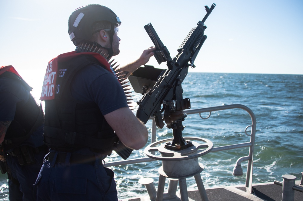 Coast Guard conducts offshore gun exercise