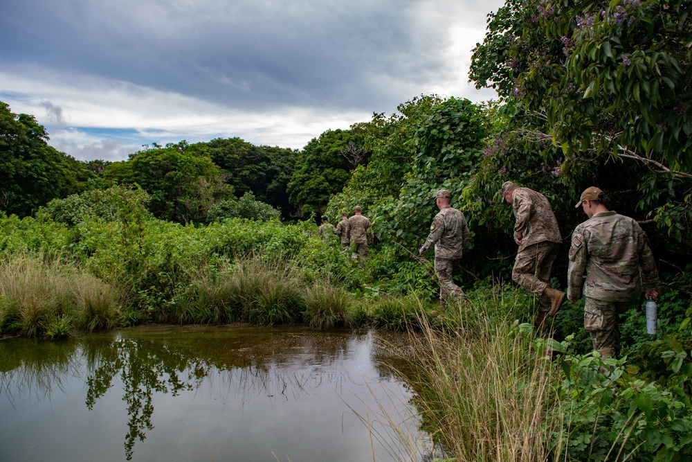 Moody BDS and Security Forces exercise Jungle Training in Guam