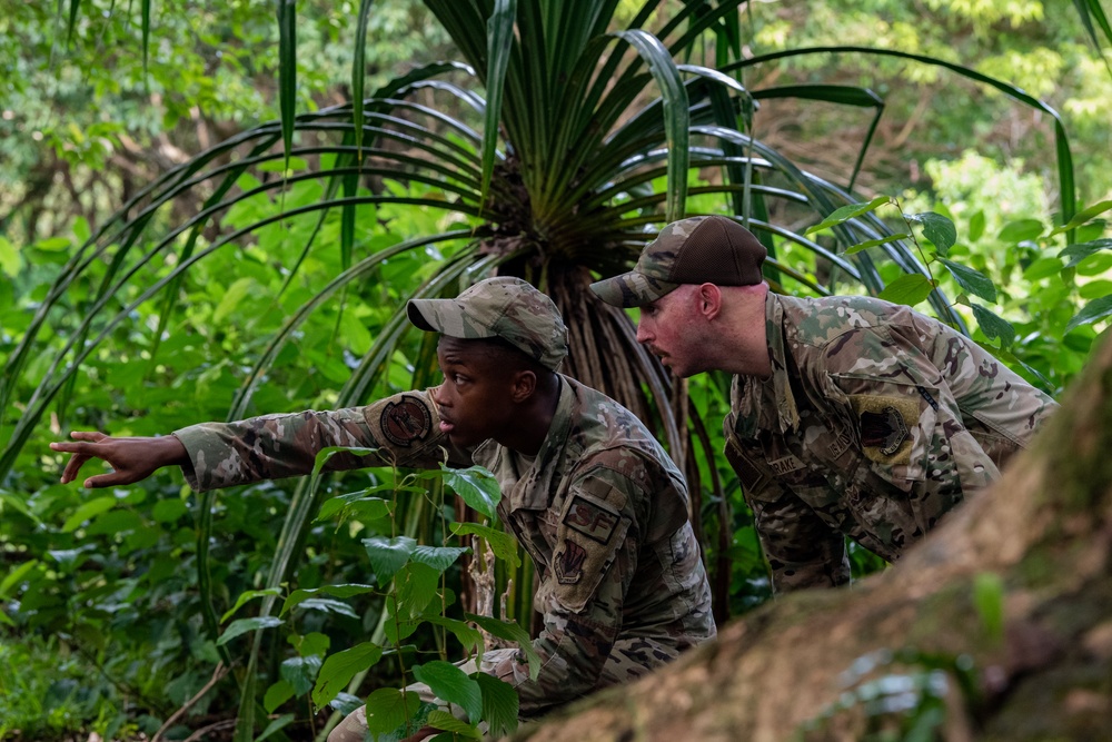 Moody BDS and Security Forces exercise Jungle Training in Guam