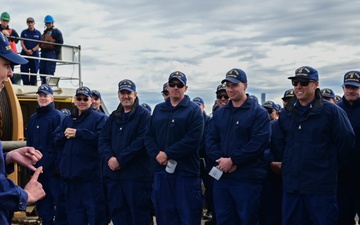 U.S. Coast Guard Cutter Katherine Walker Cutterman ceremony