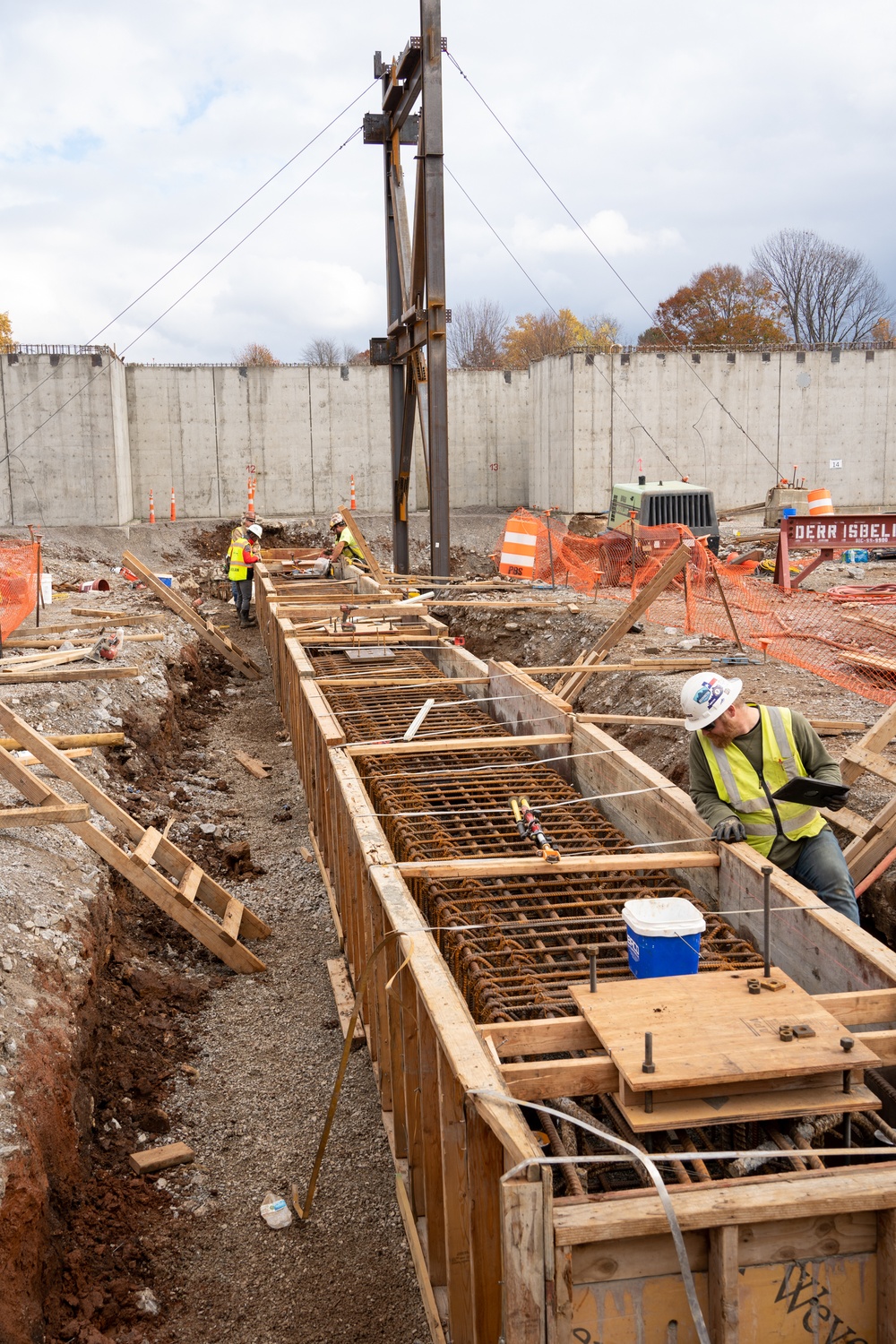 DVIDS - Images - Construction work continues on the site of the ...