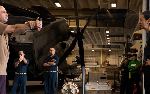USS Tripoli OC Spray