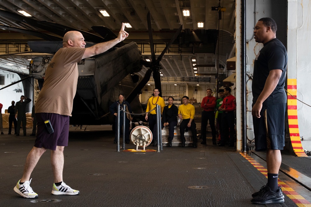 USS Tripoli OC Spray