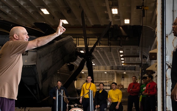 USS Tripoli OC Spray