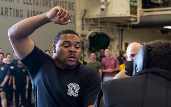 USS Tripoli OC Spray