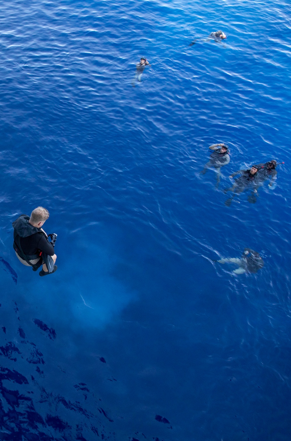 USS Tripoli Swim Call