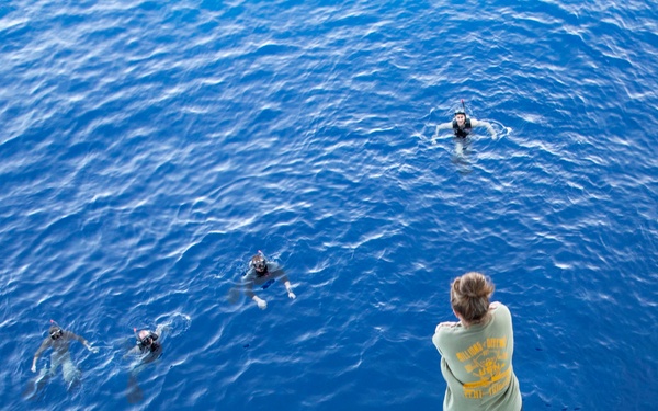 USS Tripoli Swim Call