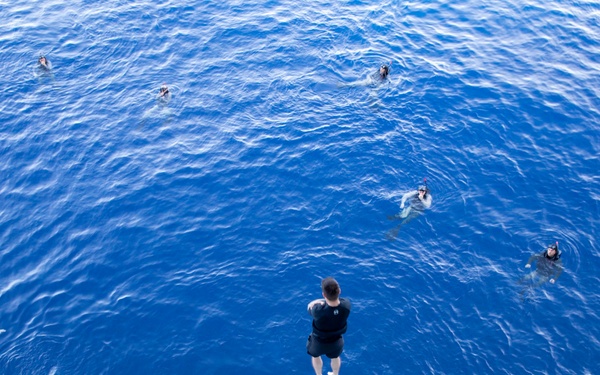 USS Tripoli Swim Call
