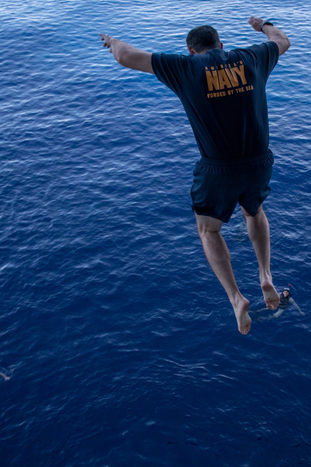 USS Tripoli Swim Call