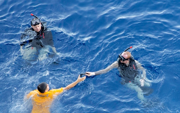 USS Tripoli Swim Call