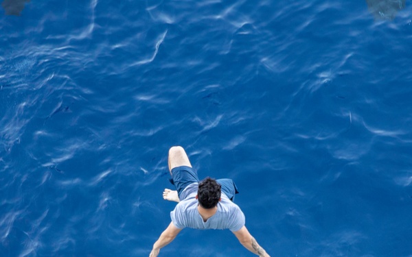 USS Tripoli Swim Call